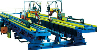 Linha Automática de Soldagem Viga-H e Malha Ondulada JBH
